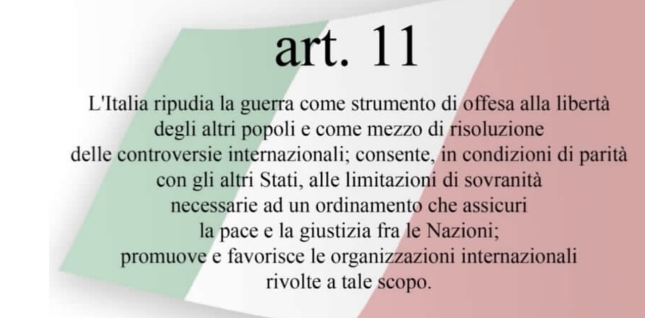 italia ripudia guerra